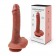 Телесный фаллоимитатор с мошонкой и присоской - 21,5 см. - Erowoman-Eroman