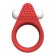 Красное эрекционное кольцо LIT-UP SILICONE STIMU RING 1 RED - Dream Toys - в Ульяновске купить с доставкой