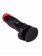 Чёрный фаллоимитатор с красной головкой - 20 см. - LOVETOY (А-Полимер) купить с доставкой в интернет-магазине Orgasmix в Ульяновске Чёрный фаллоимитатор с красной головкой - 20 см. - LOVETOY (А-Полимер)